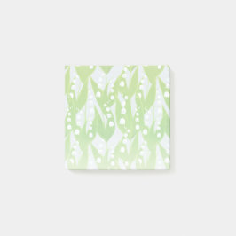 Lily van de Valley Floral Pattern Post-it® Notes
