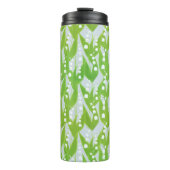 Lily van de Valley Floral Pattern Thermosbeker (Voorkant)