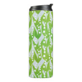 Lily van de Valley Floral Pattern Thermosbeker (Gedraaid links)