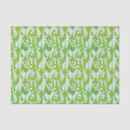 Lily van de Valley Floral Pattern Tissuepapier