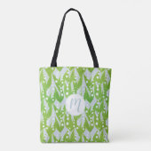 Lily van de Valley Floral Pattern Tote Bag (Achterkant)
