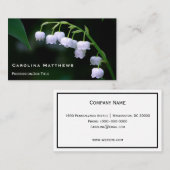 Lily van de Valley Floral Visitekaartje (Voorkant / Achterkant)