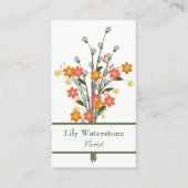 Lily van de Valley Florist Visitekaartje (Voorkant)