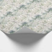 Lily van de Valley Flower Bouquet Cadeaupapier (Hoek)