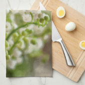 Lily van de Valley Flower Bouquet Sketch Theedoek (Quarter Fold)