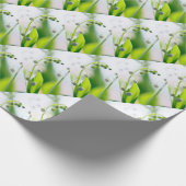Lily van de Valley Flowers Cadeaupapier (Hoek)