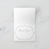 Lily van de Valley Flowers in Waterverf Bedankkaart (Binnen)