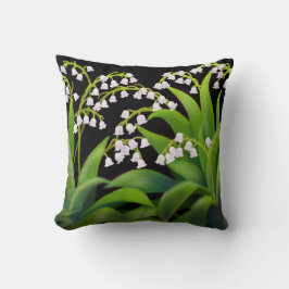 Lily van de Valley Flowers Pillow Kussen