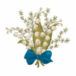 Lily van de Valley Fotobeeldje Ornament<br><div class="desc">Lily van de Valley - Grafische kunst</div>