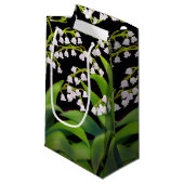 Lily van de Valley Garden Flowers Gift Bag Klein Cadeauzakje (Voorkant Gekanteld)