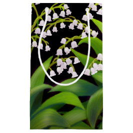 Lily van de Valley Garden Flowers Gift Bag Klein Cadeauzakje