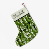 Lily van de Valley Greenery Douanenaam Kleine Kerstsok (Achterkant (Hangend))