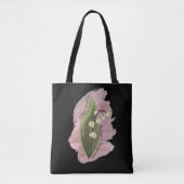 Lily van de Valley Happiness Waterverf Stijl Tote Bag (Voorkant)