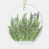 Lily van de Valley Keramisch Ornament (Links)