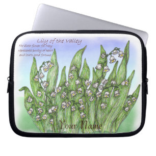 Lily van de Valley Laptop Sleeve