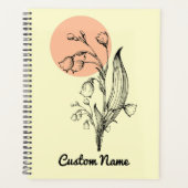 Lily van de Valley May Birth Month Flower Planner (Voorkant)