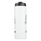 Lily van de Valley May Birth Month Flower Thermosbeker (Voorkant)