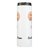 Lily van de Valley May Birth Month Flower Thermosbeker (Achterkant)