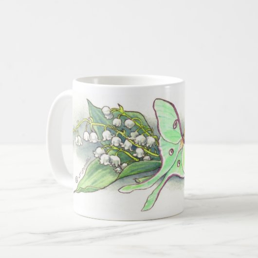 Lily van de Valley Mok (Voorkant links)