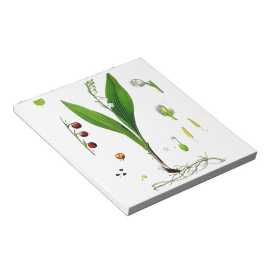 Lily van de Valley Notitieblok (Schuin)