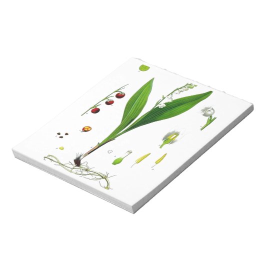 Lily van de Valley Notitieblok (Linkerzijde)