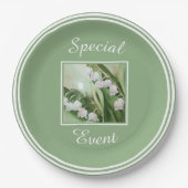 Lily van de Valley Papieren Bordje (Voorkant)