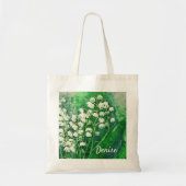 Lily van de Valley Personalized Canvas tas (Voorkant)