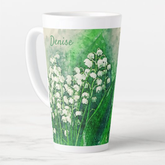 Lily van de Valley Personalized Coffee Mok Cup (Linkerhoek)