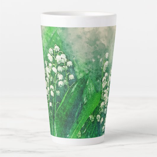 Lily van de Valley Personalized Coffee Mok Cup (Voorkant)