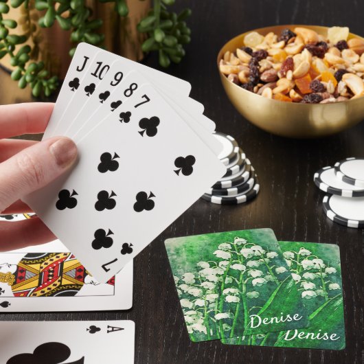 Lily van de Valley Personalized Plays Pokerkaarten (Insitu)