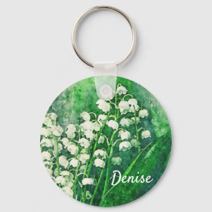 Lily van de Valley Personalized Sleutelhanger Sleu