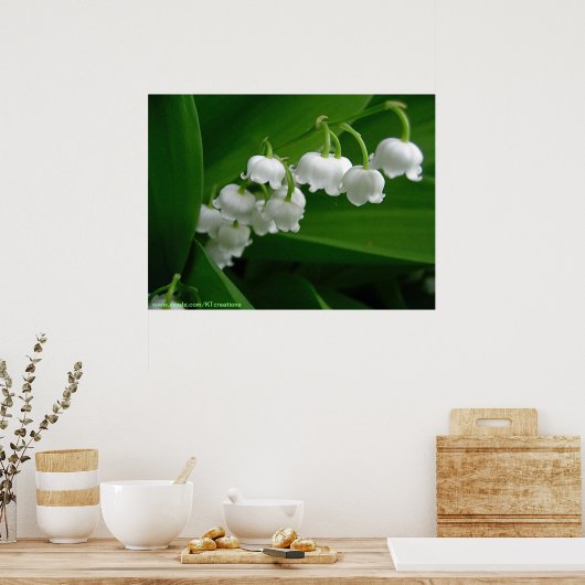 Lily van de Valley Poster (Keuken)