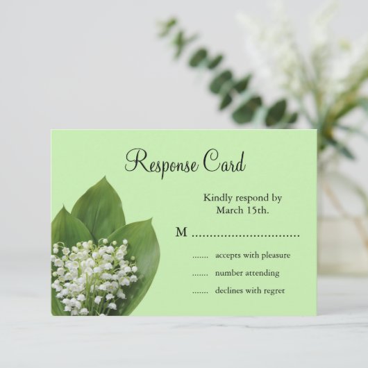 Lily van de Valley RSVP (Staand voorkant)
