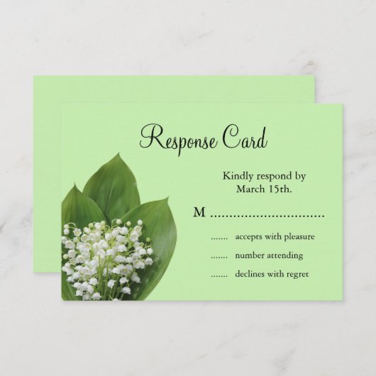 Lily van de Valley RSVP (Voorkant / Achterkant)