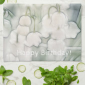 Lily van de Valley Sketch Theedoek (Gevouwen)