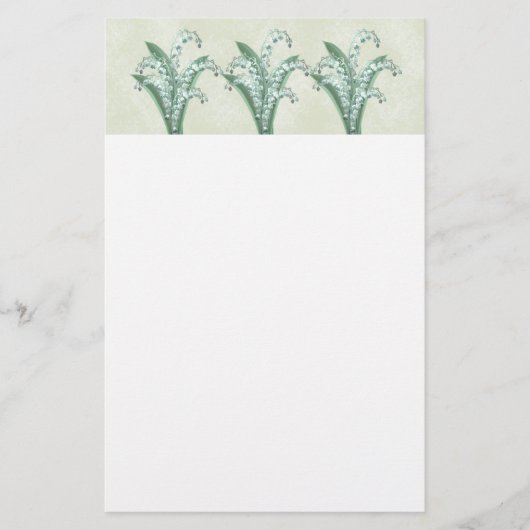 Lily van de Valley Stationery Briefpapier (Voorkant)