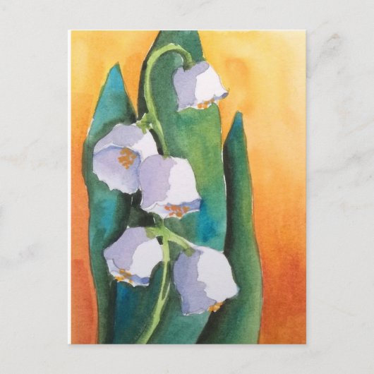 Lily van de Valley Sunrise Briefkaart (Voorkant)
