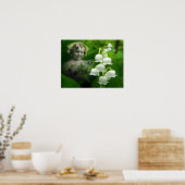 Lily van de Valley Sweet White Bell Flower Bouquet Poster (Keuken)