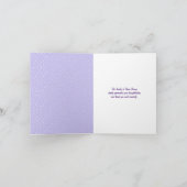 Lily van de Valley sympathie bedankt Kaart (Binnen)