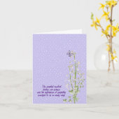 Lily van de Valley sympathie bedankt Kaart (Gele Bloem)