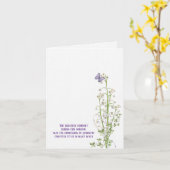 Lily van de Valley sympathie bedankt Kaart (Gele Bloem)
