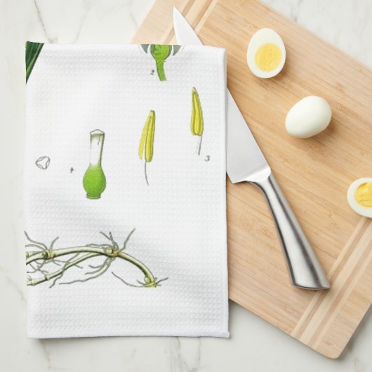 Lily van de Valley Theedoek (Quarter Fold)