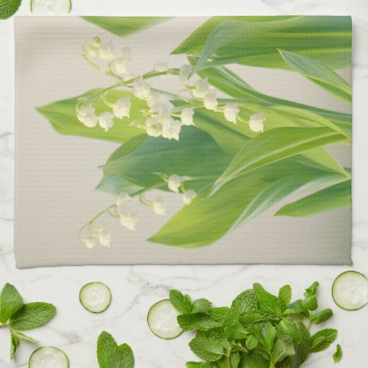 Lily van de Valley Theedoek (Gevouwen)