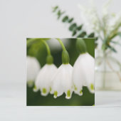 Lily van de Valley-uitnodigingen Kaart (Staand voorkant)