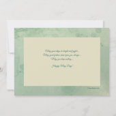 Lily van de Valley Waterverf Card Kaart (Achterkant)