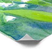 Lily van de Valley Waterverf Flowers Poster (Hoek)