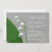 Lily van de Valley Wedding Invitations Kaart (Voorkant)