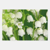 Lily van de Valley White Spring Flowers Inpakpapier Vel (Voorkant 2)