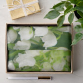 Lily van de Valley White Spring Flowers Tissuepapier (Geschenk)