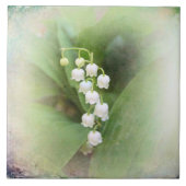 Lily van de valleykeramische tegel tegeltje (Voorkant)